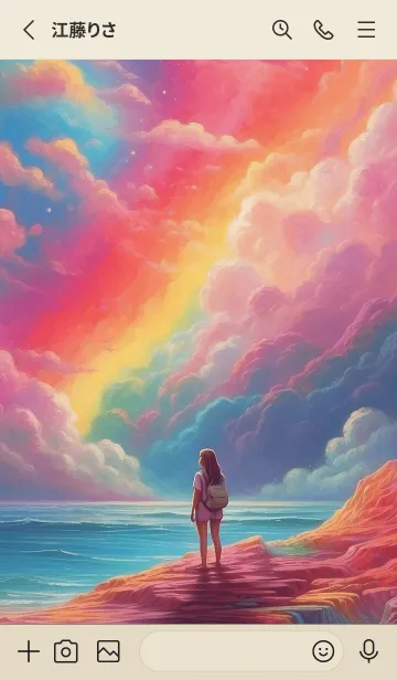 [LINE着せ替え] rainbow dawnの画像2