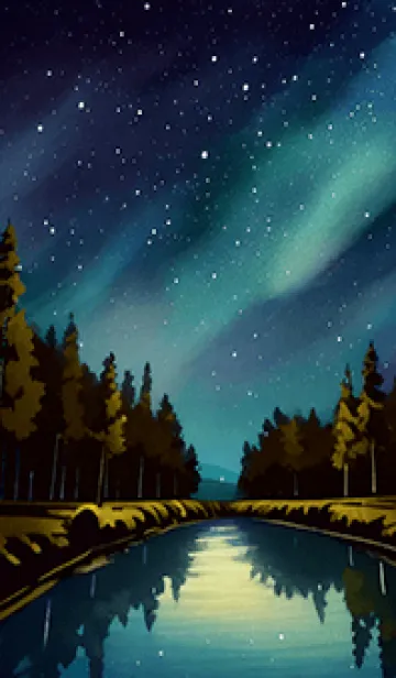 [LINE着せ替え] 穏やかな夜景の着せかえ/990の画像1