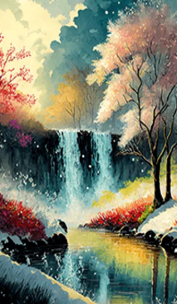 [LINE着せ替え] 優美な冬の風景の着せかえ(Winter-2819)の画像1