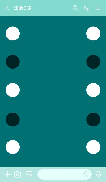 [LINE着せ替え] シンプルドット -162の画像2