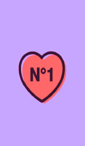 [LINE着せ替え] NO.1 ハート 21の画像1