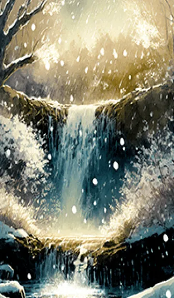 [LINE着せ替え] 優美な冬の風景の着せかえ(Winter-2827)の画像1