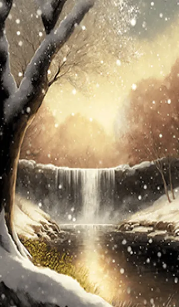 [LINE着せ替え] 優美な冬の風景の着せかえ(Winter-2825)の画像1