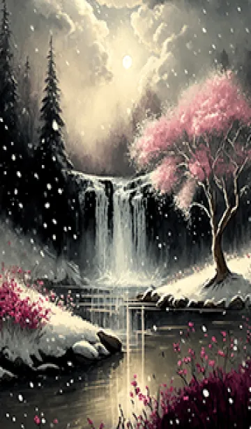 優美な冬の風景の着せかえ(Winter-2824)の着せ替えメイン画像