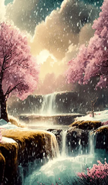 [LINE着せ替え] 優美な冬の風景の着せかえ(Winter-2839)の画像1