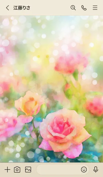 [LINE着せ替え] 薔薇(バラ)の花の着せかえ(R2922)の画像2