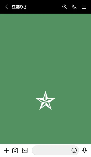 [LINE着せ替え] シンプル ロック スター _121の画像2