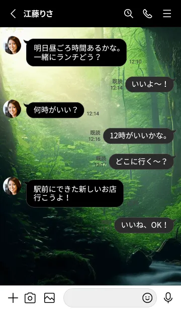 [LINE着せ替え] Beautiful Forest-MEKYM- 10の画像3