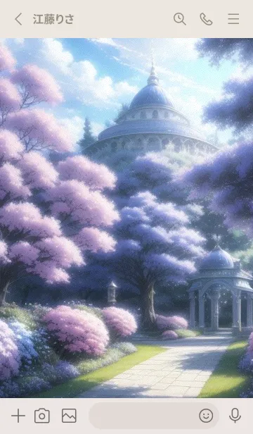 [LINE着せ替え] ロマンチックな風景 Qidvの画像2