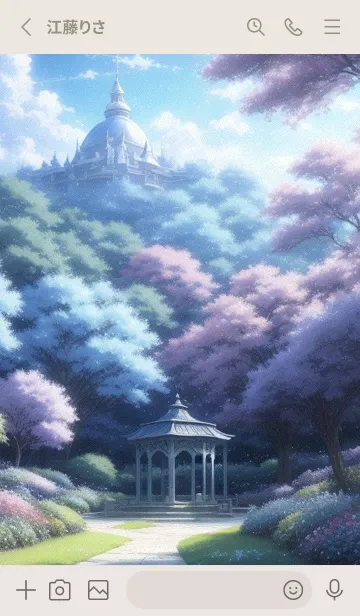 [LINE着せ替え] ロマンチックな風景 Mhbhの画像2