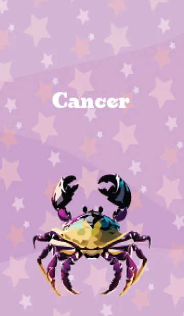 [LINE着せ替え] light purple かに座の画像1