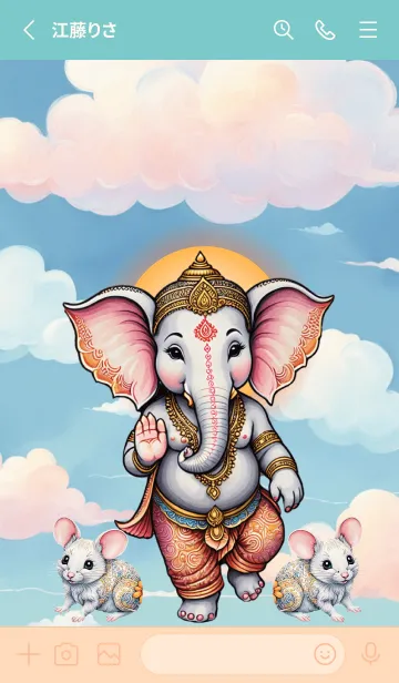 [LINE着せ替え] Ganesha For Work & Money (JP)の画像2