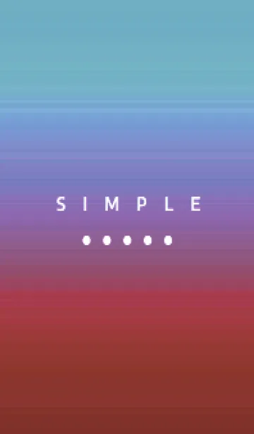 [LINE着せ替え] シンプル ミニドット グラデーション 44の画像1