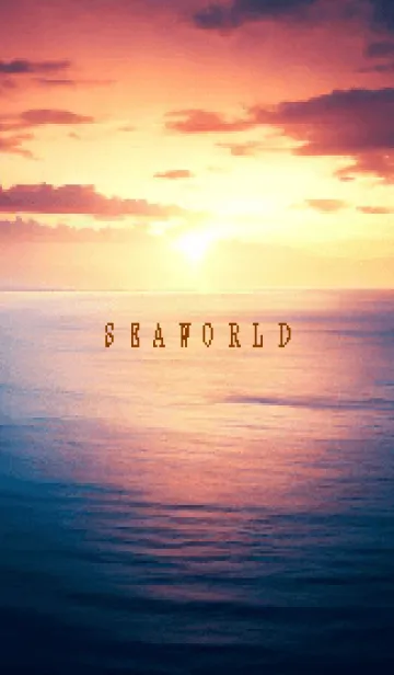 [LINE着せ替え] SEA WORLD-Sunset-50の画像1