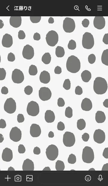 [LINE着せ替え] ダルメシアン柄 2の画像2