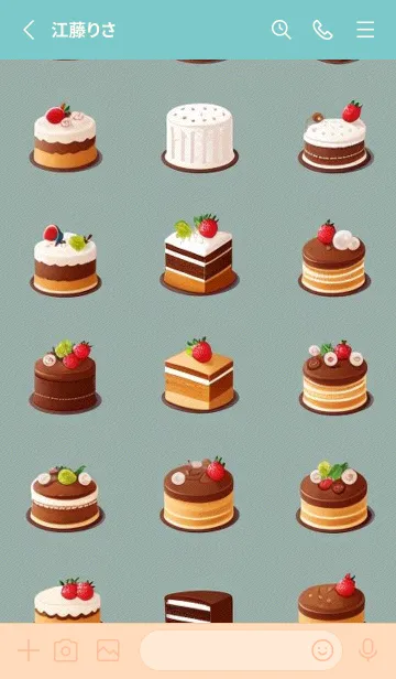 [LINE着せ替え] かわいい日 22Db1の画像2