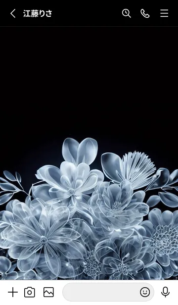 [LINE着せ替え] Beautiful Flower-CRYSTALの画像2