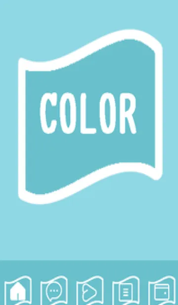 [LINE着せ替え] green color P106の画像1