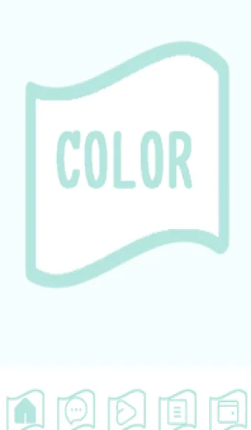 [LINE着せ替え] green color P108の画像1