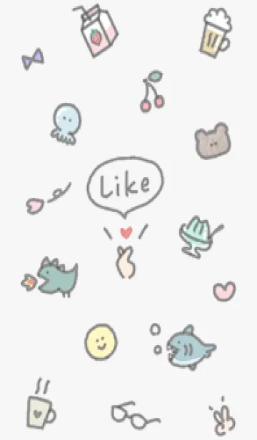 [LINE着せ替え] Grayハッピーアイコン01_1の画像1