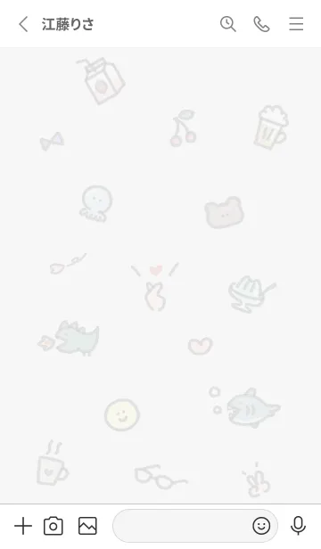 [LINE着せ替え] Grayハッピーアイコン01_1の画像2