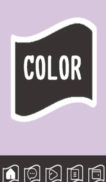 [LINE着せ替え] purple color P55の画像1