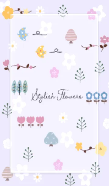 [LINE着せ替え] purple 春の装い09_1の画像1