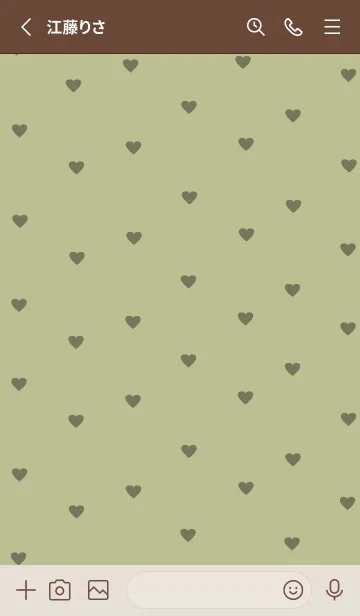 [LINE着せ替え] pattern_heart :pistachioの画像2