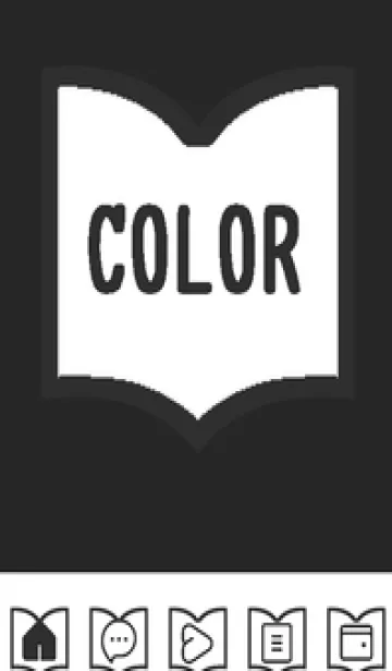 [LINE着せ替え] bw color Q52の画像1