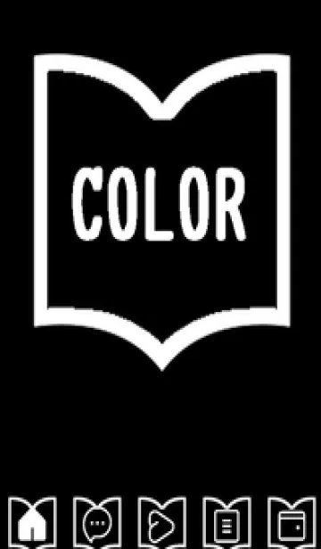 [LINE着せ替え] bw color Q55の画像1