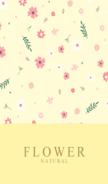 [LINE着せ替え] FLOWER YELLOW - NATURAL-51の画像1