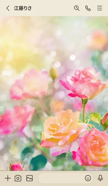 [LINE着せ替え] 薔薇(バラ)の花の着せかえ(R2937)の画像2