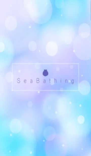 [LINE着せ替え] Sea Bathing-PURPLE&BLUE 27の画像1