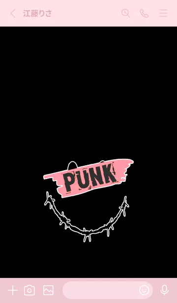 [LINE着せ替え] パンク スマイル 24の画像2
