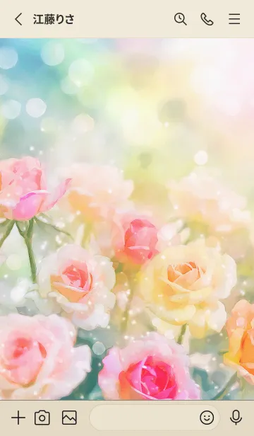 [LINE着せ替え] 薔薇(バラ)の花の着せかえ(R2940)の画像2