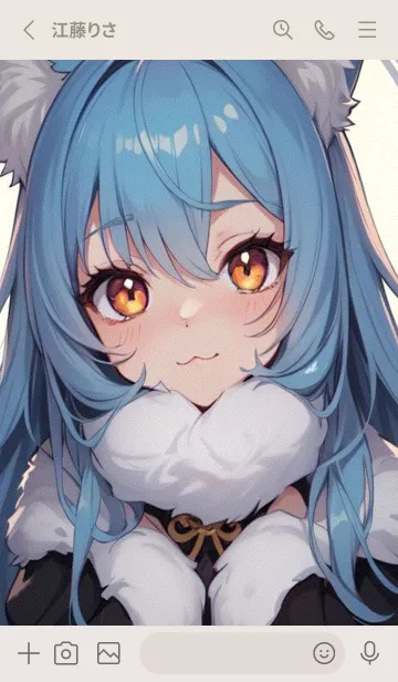 [LINE着せ替え] Q版かわいい猫女 LUt8の画像2