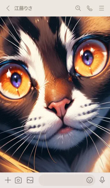 [LINE着せ替え] 夢幻の猫 ZtBqの画像2