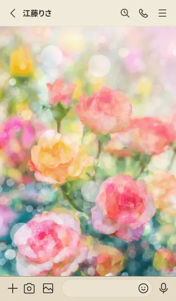 [LINE着せ替え] 薔薇(バラ)の花の着せかえ(R2946)の画像2