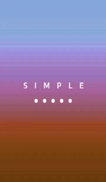 [LINE着せ替え] シンプル ミニドット グラデーション 45の画像1