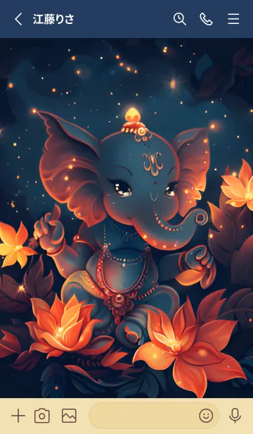 [LINE着せ替え] Ganesha, wealth, progress(JP)の画像2