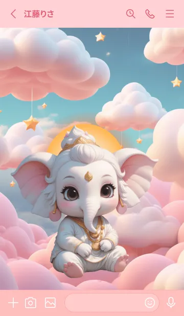 [LINE着せ替え] Cute Ganesha Rich Rich Rich Theme (JP)の画像2