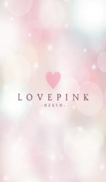[LINE着せ替え] LOVE PINK - MEKYM 32の画像1