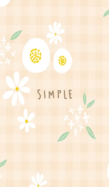 [LINE着せ替え] 大人可愛い白い花14の画像1