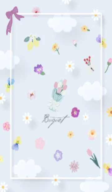 blue 花束を15_1の着せ替えメイン画像