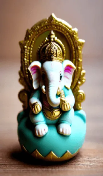 [LINE着せ替え] 本物のガネーシャのお守り 05の画像1