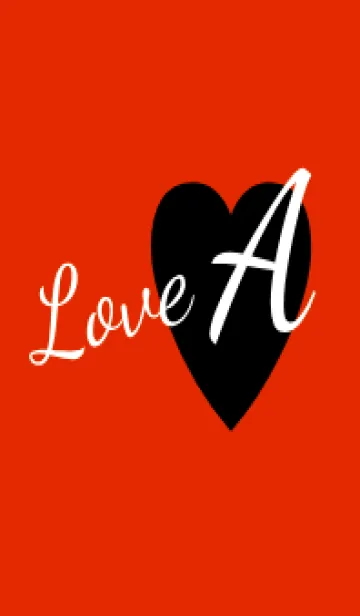 [LINE着せ替え] ラブ イニシャル ”A” 2の画像1