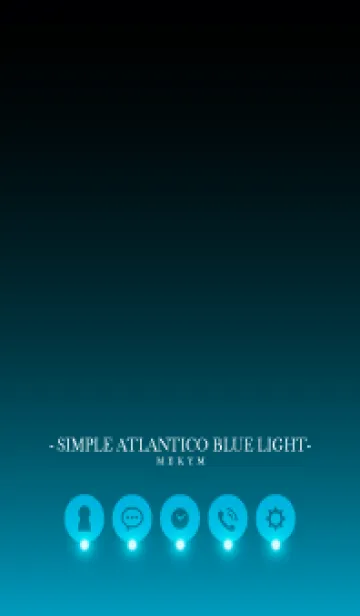 [LINE着せ替え] SIMPLE-ATLANTICO BLUE LIGHTの画像1