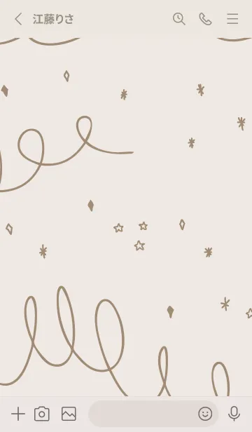 [LINE着せ替え] くるくる キラキラ16の画像2