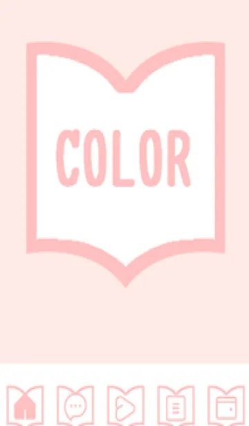 [LINE着せ替え] pink color Q52の画像1