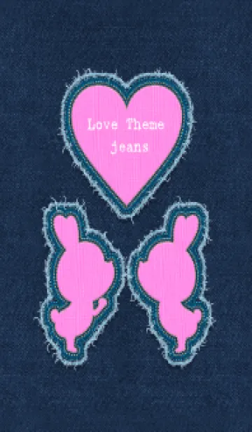 [LINE着せ替え] Love Theme - jeans 29の画像1